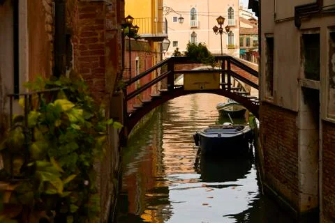 Venice channels. Stock Photos