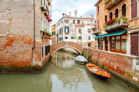Venice. City Canal Stock Photos