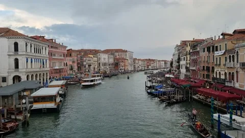 Venice in a cloudy day Stock Footage 164851819