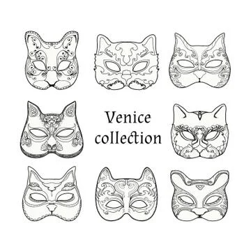 Venice collection Stock Illustration