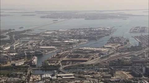 Venice Dockyard Stock Footage 65385146