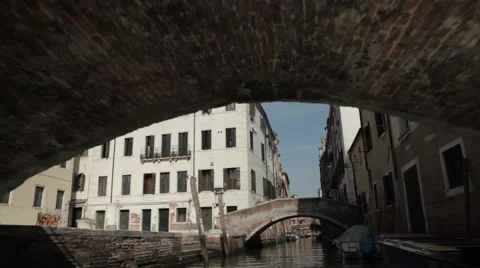 Venice, double bridge Stock Footage 40417050