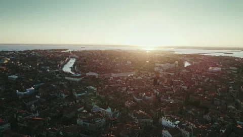 Venice Drone Shot Stock Footage 308420488