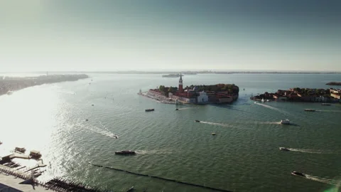 Venice Drone Shot Stock Footage 308424549