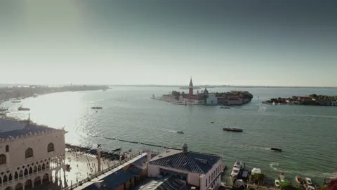 Venice Drone Shot Stock Footage 308424681