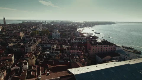 Venice Drone Shot Stock Footage 308426127