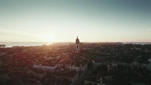 Venice Drone Shot Stock Footage 308426175
