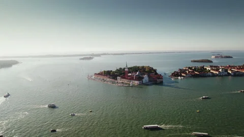 Venice Drone Shot Stock Footage 308427391