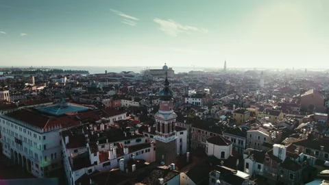 Venice Drone Shot Stock Footage 308427947