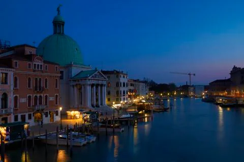 Venice at dusk. Stock Photos