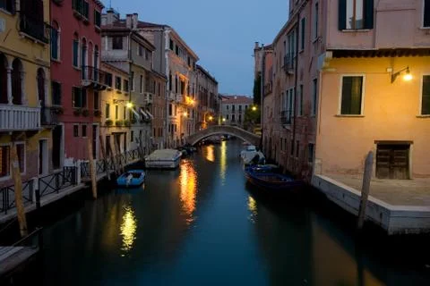 Venice At Dusk Stock Photos