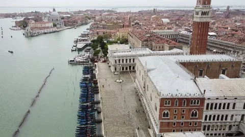 Venice ferry line Stock Footage 133125852