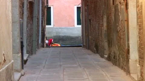 Venice gondola Stock Footage 14143515