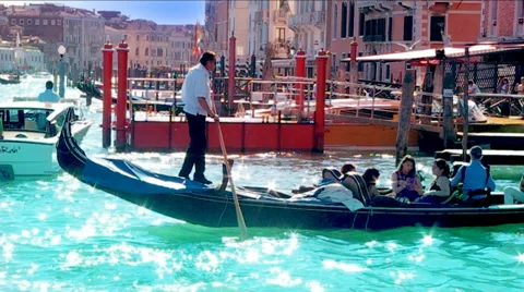 Venice gondola. Stock Footage 41753192