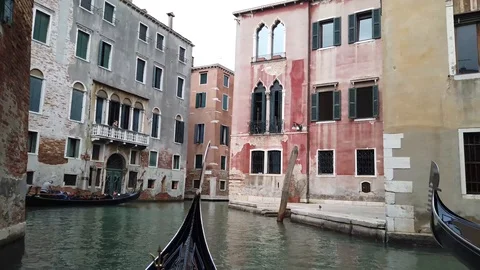 Venice Gondola Stock Footage 120811953