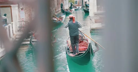 Venice Gondola Video stock 221987880