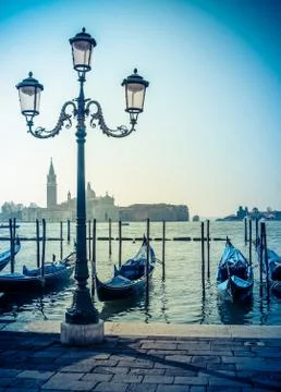Venice gondolas Stock Photos