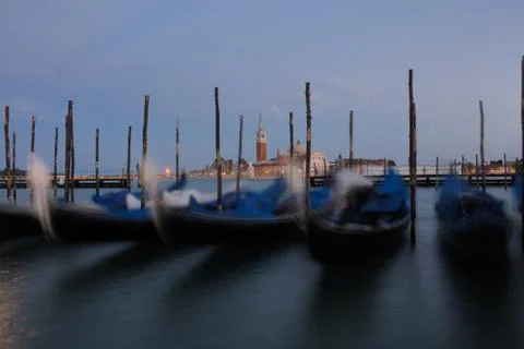 Venice gondolas Stock Photos