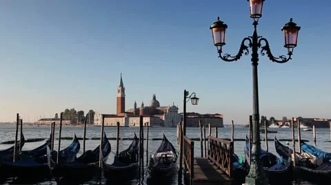 Venice gondolas-VB 動画素材 53769180