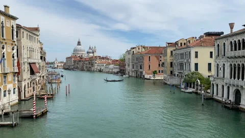 Venice Gran Canal empty Stock Footage 154514836