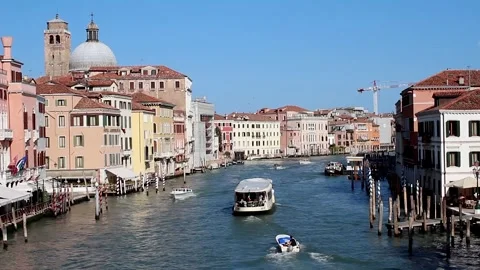Venice Grand Canal Stock Footage 254572310