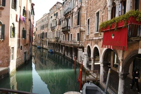 Venice in Italy Covid-19 Coronavirus Stock Photos