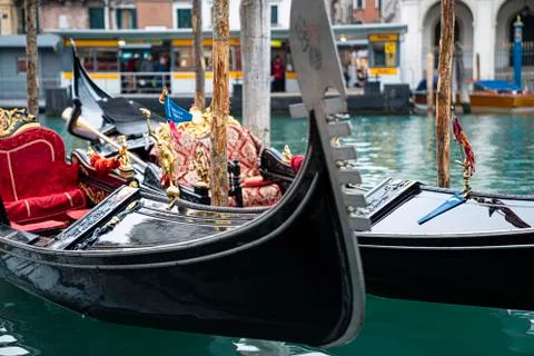 Venice Italy Grand Canal Gondola Stock Photos
