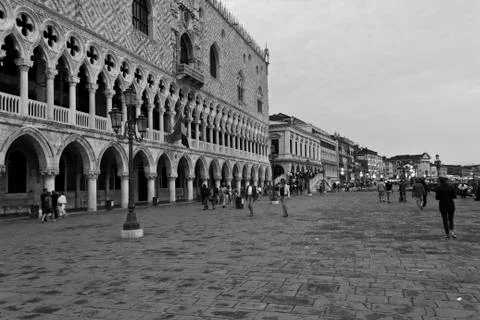 Venice, Italy, Jun4 4 2014: Doge's Palace, in the famous central St.Mark squa Foto stock