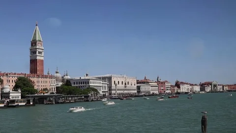 Venice lagoon Stock Footage 83619955