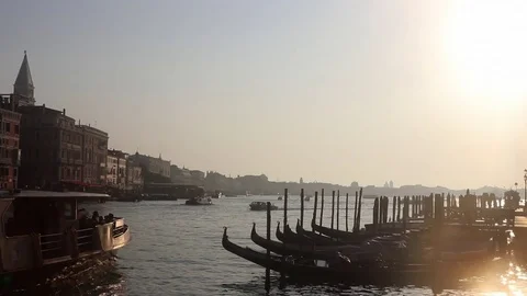Venice lagoon Stock Footage 83620437