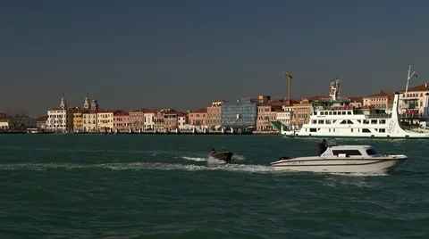 Venice lagoon Stock Footage 104685942