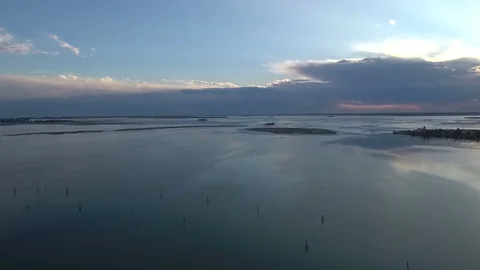 Venice Lagoon Stock Footage 105270810