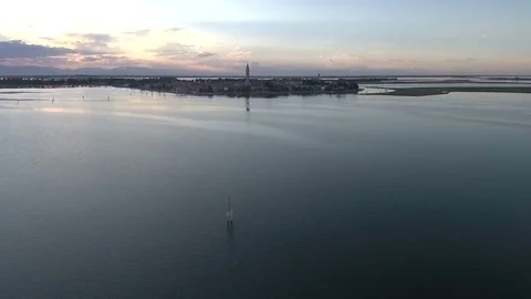 Venice Lagoon Video stock 105271029