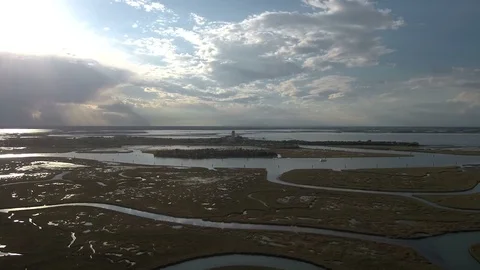 Venice Lagoon Stock Footage 105271411