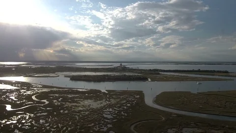 Venice Lagoon Video stock 105271814