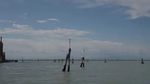Venice Lagoon Video stock 239002797