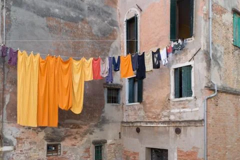 Venice laundry Foto stock
