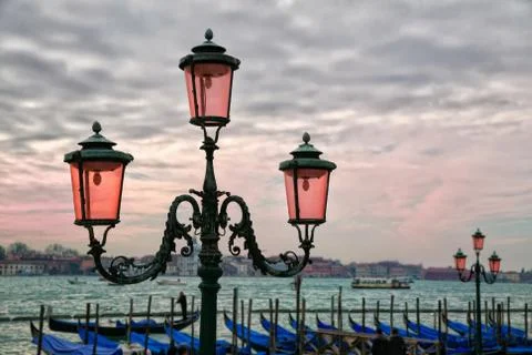 Venice lights Stock Photos