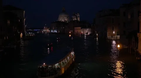 Venice by Night Video stock 54655823