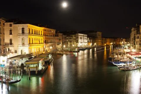 Venice at night Stock Photos