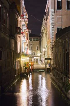 Venice at night Stock Photos