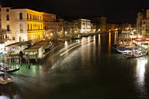 Venice at night Stock Photos