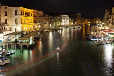 Venice at night Stock Photos