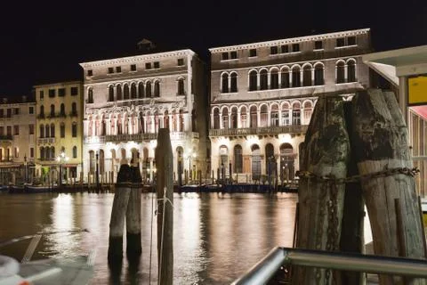 Venice at night Stock Photos