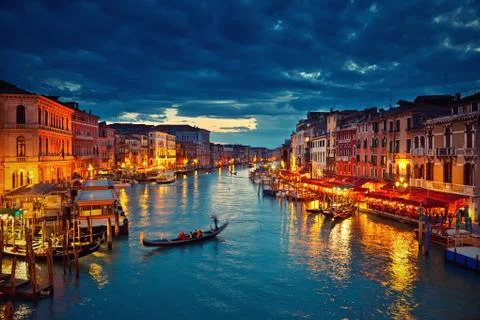 Venice at night Photos