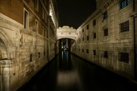 Venice by night Stock Photos