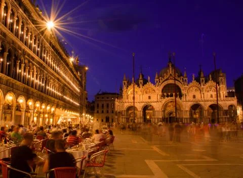 Venice at night Stock Photos