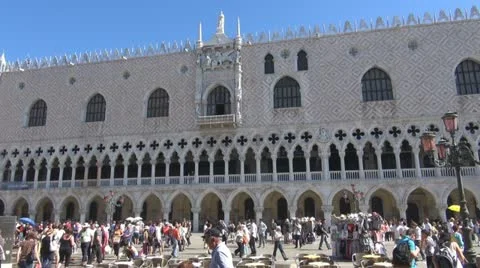 Venice Palazzo Ducale Vídeos de archivo 12293460