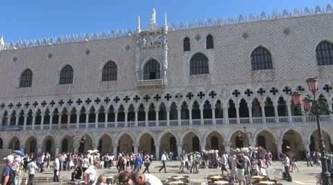 Venice Palazzo Ducale Video stock 12293482