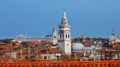 Venice panoramic. italy Video stock 82168585